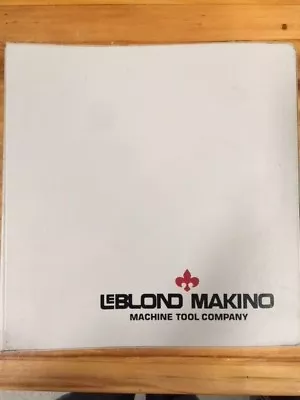 LeBlond Makino Operator Programmer Manual FANUC Mate TC CT40 CNC Lathe Count 15 • $120.99