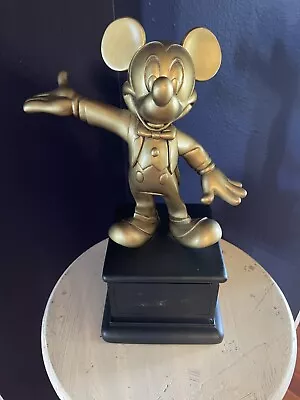 Disney Mickey Mouse Golden Bronze Mousecar Award Statue 13”- Rare • $129