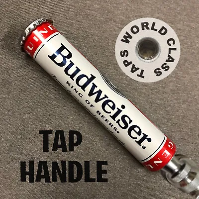 Nice BUD STICK Budweiser SHORT 5in BEER TAP HANDLE Marker TAPPER Keg Knob PULL • $32.99