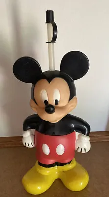 Vintage Mickey Mouse Drink Cup With Straw • $10