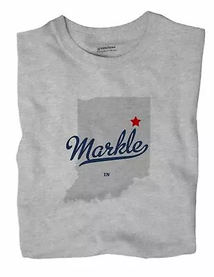 Markle Indiana IN T-Shirt MAP • $18.99