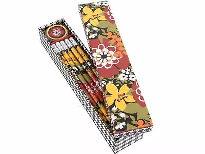 NWT Vera Bradley Pencil Box In Bittersweet #2 Pencils Sharpener Set 11270 147 EZ • $15.47