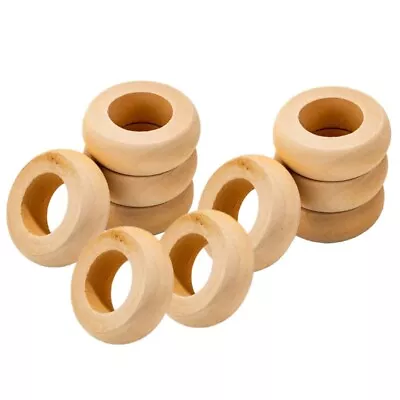 Napkin Rings Serviette Holders Round Serviette Rings For Party Decoration • £8.51