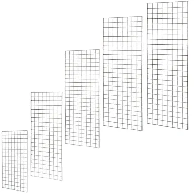 Premium Grid Mesh Panel For Retail Shop Display- Accessories Hooks Arms • £148.99