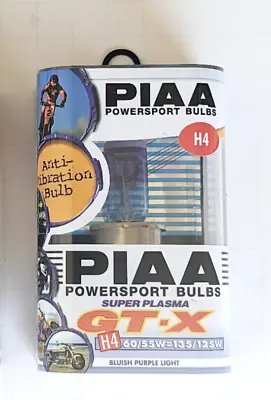 PIAA H4 Super Plasma GT-X BULB PART# 70476 NEW 1 Harley Softail Sreet Glide • $29.98