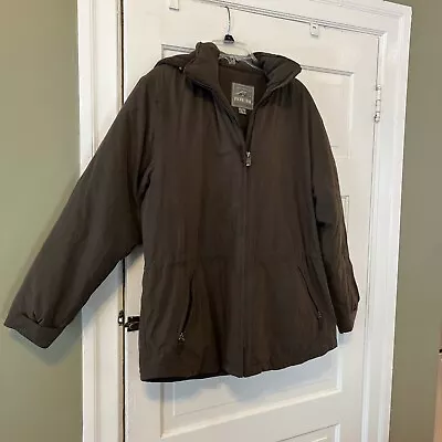 Pacific Trail Womens Outdoor Wear Jacket Size L With Hood Green • $15