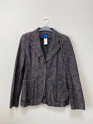 Vintage! KENZO Jeans Women's Grey Stretch Blazer Jacket Size 44 • $63.15