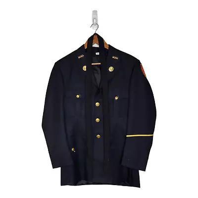 VTG Marion Military Institute MMI Size 36R Uniform Jacket W/Patch Pins READ • $42