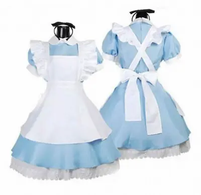 £12.59 • Buy Kids Girls Alice Princess Costume Wonderland Book Week Day In Fancy Dress Outfit