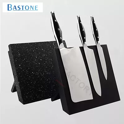 Magnetic Knife Holder Stand Kitchen Bar Storage Cutlery Rack Utensil Tool Block • $28.50