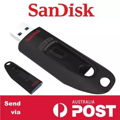 $69.88 • Buy USB 3.0 Flash Drive SanDisk Ultra CZ48 512G 128GB 64GB 32GB 16G Memory Stick Pen