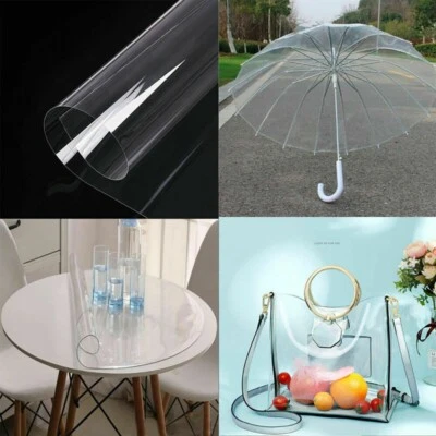 £5.50 • Buy Fabric Resistant Screen Boat Sheeting Clear Sheets Cover Plastic 0.3mm