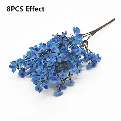 Artificial Fake Gypsophila Silk Flowers Home Table Bouquet Bridal Wedding Decor • £3.46