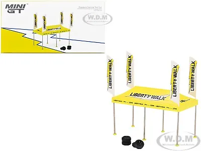 Paddock Service Tent Lb Racing W/extra Wheels For 1/64 Scale Models Tsm Mgtac31 • $9.99