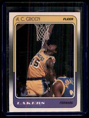 1988-89 Fleer A.C. Green Los Angeles Lakers #66 • $1.25