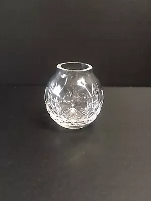 WATERFORD CRYSTAL LISMORE 3½”  Marked Vase/Rose Bowl • $65