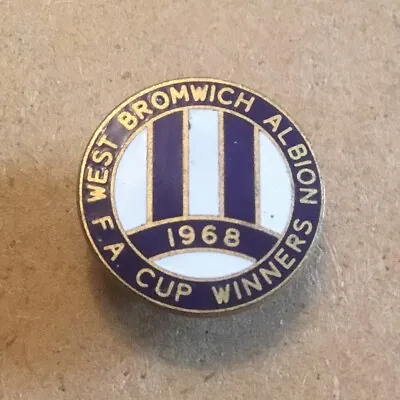 Rare Old WEST BROMWICH ALBION FA Cup Winners 67-68 Badge • £39.99