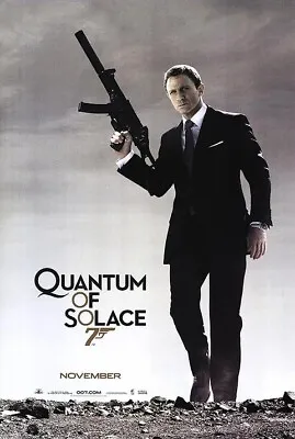 Quantum Of Solace ORIGINAL Movie Poster Daniel Craig James Bond 007   *27x 40* • $109.99