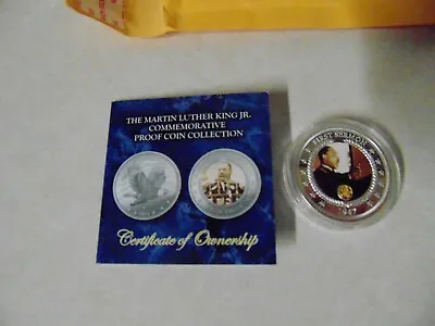 Token Medal Commemorative Martin Luther King Jr First Sermon 99.9% Silver Plated • $12.99