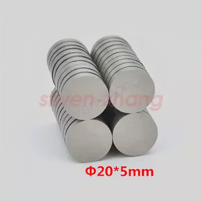 1-50pcs SmCo 20mmx5mm Strong Magnet Disc High Temperature≤350° Black Magnets • $6.64