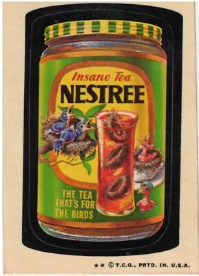 1974 Topps Original  Wacky Packages 3rd Series Nestree • $2