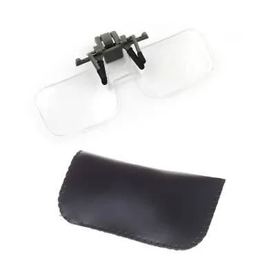 Magnifier Clip On Glasses Magnifying Glasses Eyeglasses Watch Repair Tool D:da • £4.26