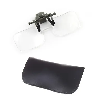 Magnifier Clip On Glasses Magnifying Glasses Eyeglasses Watch Repair Tool D*PN • £5.58