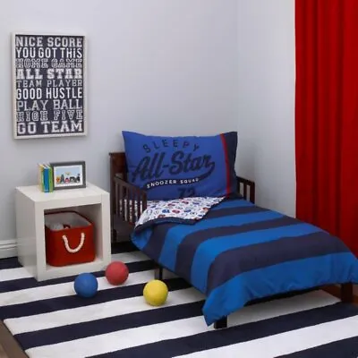 Carter's All Star 4 Piece Toddler Bed Set Bedding • $42.99