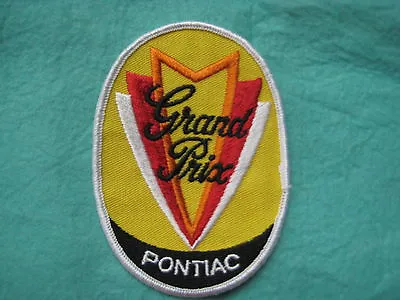 Vintage Pontiac Grand Prix Dealer Service Hat Patch 3 X4 3/8  • $8