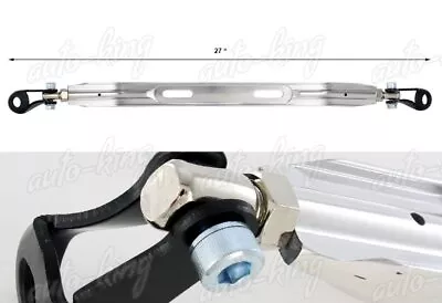 Silver T-6061 Cnc Aluminum Front Lower Tie Brace Strut Bar Fit 92-00 Honda Civic • $40.02