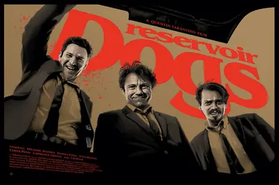 Quentin Tarantino Reservoir Dogs Movie Poster By Marko Manev Imperfect Stamp • $69