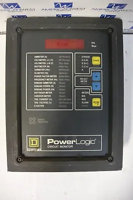 $100 • Buy Square D Power Logic Circuit Monitor Only CM2250 3020  USED