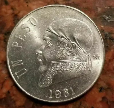 Mexico 1972 México Mexican Un Peso José María Morelos Pavon Moneda Coins Qty: 6 • $24.99
