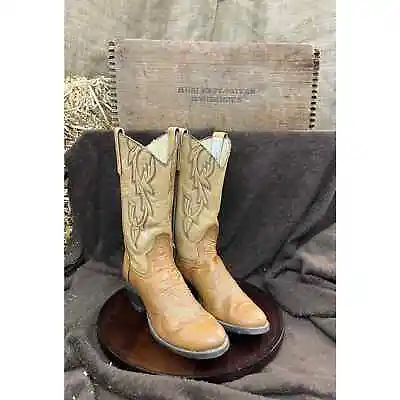 Adams Boot Co. Women - Size 6 (see Below) Tan Vintage Ostrich Cowboy Boots  • $19