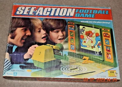 Football Kenner General Mills Board Game COMPLETE Vintage 1972 Game See Action • $22