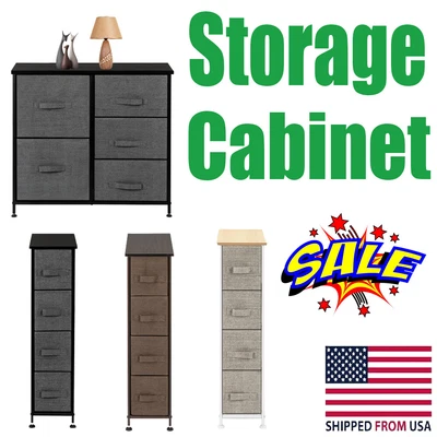 $56.99 • Buy 4/5 Drawers Dresser Organizer Furniture Storage Chest Tower Unit For Bedroom US