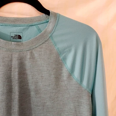 £13.84 • Buy The North Face Flash Dry Long Sleeve Base Layer Top Womens Sz Medium Teal Aqua