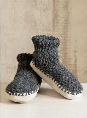 £7.99 • Buy NEW Bergere De France -  SEW ON SLIPPER SOLES For Knitted/Crocheted Slippers 42