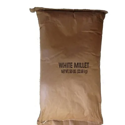 Shafer Seed 84075 White Proso Millet Wild Bird Food 50-Pound • $74.95