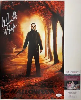 Nick Castle Signed Halloween 11x17 Poster H Autograph Michael Myers JSA COA • $84.95