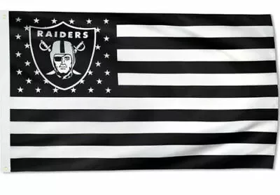 Raiders FLAG 3X5 Las Vegas Banner American Football New Fast USA Ship Oakland • $12.99