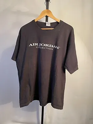 Vintage 90s Air Jordan Nike Grey Tag T-Shirt XL 22.5x28 • $50