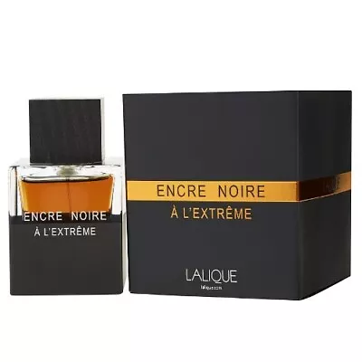 Encre Noire A L'Extreme By Lalique EDP Cologne For Men 3.3 / 3.4 Oz New In Box • $29.17