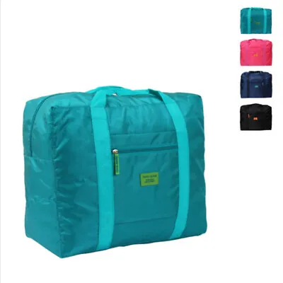 New Foldable Travel Storage Bag Luggage Carry On Organizer Hand Duffle Bag UK • £4.99