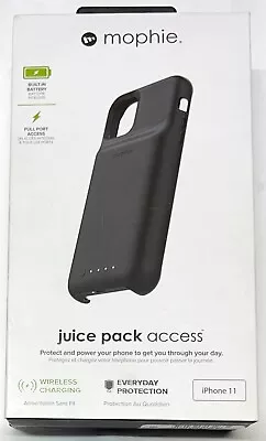 Mophie Juice Pack Access Battery Case For IPhone 11 Black • $21.88