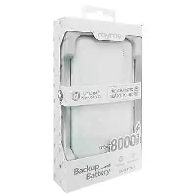 Portable Power Bank 8000mAh Charger Battery For IPhone Samsung Mobile Phone FIFO • £16.99