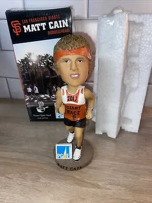 MLB SF San Francisco Giants MATT CAIN Race SGA Bobblehead 2012 RARE • $15.99