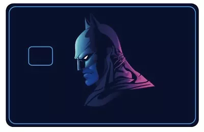 Credit Card Sticker Skin Film Pre-Cut Decal Batman 8.5 X 5.4cm • $5.99