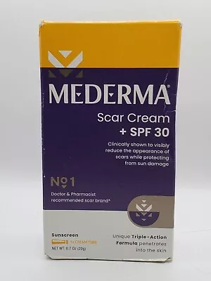 NEW IN BOX: Mederma Scar Cream - SPF 30  - 0.7 OZ Exp 01/26 • $19.99
