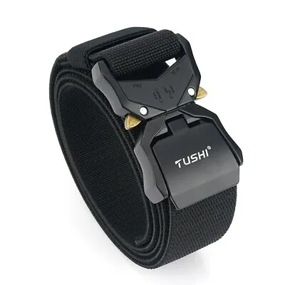 Casual Military Tactical Belt Mens Belt Alloy Buckle Quick Release Nylon Hunting • $12.89